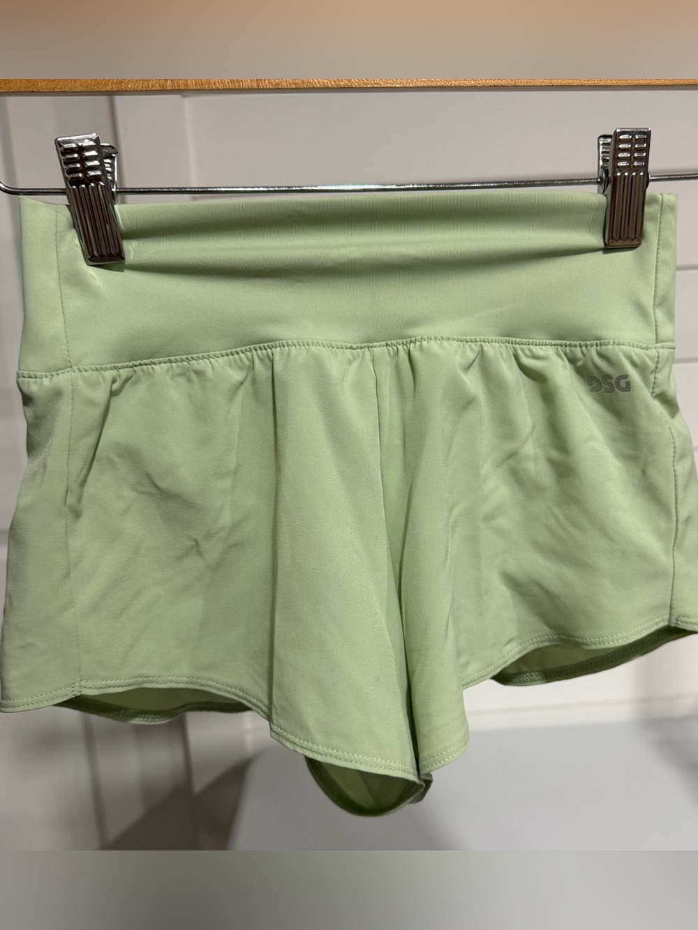 DSG Girls' Light Green Active Shorts